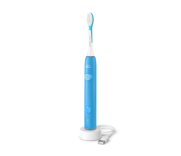 Philips Sonicare Szczoteczka soniczna for Kids Smart HX6600/42 (nieb. +etui) - 1574077 - zdjęcie 2